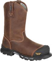 Rumbler Comp Toe WP Pull on Work Boot: BRN