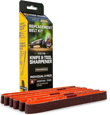 Work Sharp Knife & Tool Sharpener P220 Coarse Grit Replacement Belt Kit