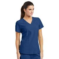 Barco One Racer Top -4 Pocket V-Neck Breathable Scrub Top: 23