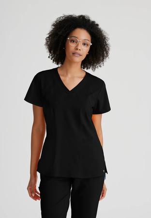 Barco One Racer Top -4 Pocket V-Neck Breathable Scrub Top