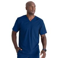 Murphy 2-Pocket V-Neck Scrub Top Grey's Anatomy™ by Barco Spandex Stretch: 23