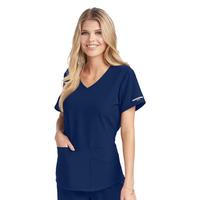 Breeze 3-Pocket Curved V-Neck Scrub Top Skechers™ by Barco: 41