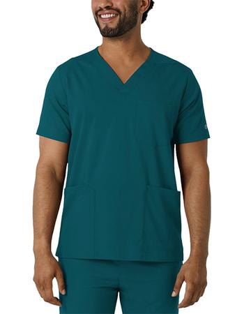 Boundless Men's Multi Pocket V-Neck Scrub Top