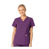 Carhartt Force Essentials Women's V-Neck Scrub Top: EGGP