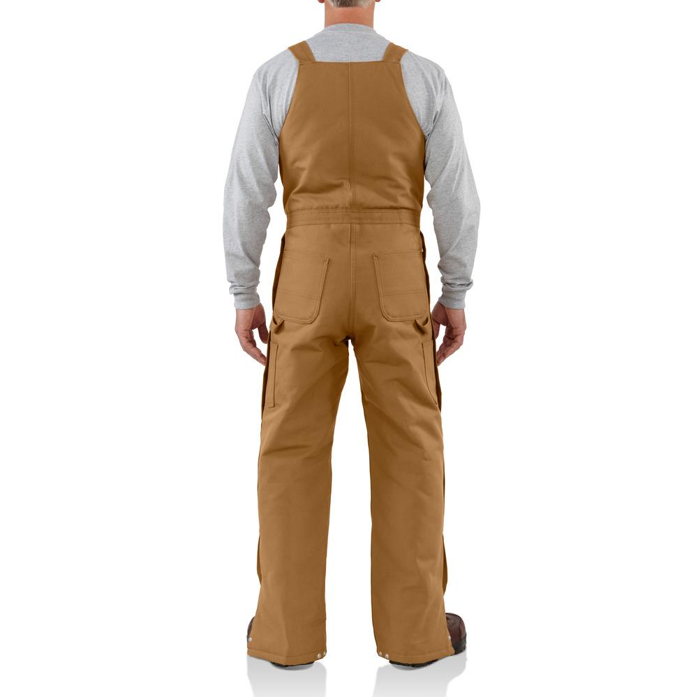 Carhartt Men's Quilt Lined Zip To Waist Bib Overalls R38 Choose SZ/Color 